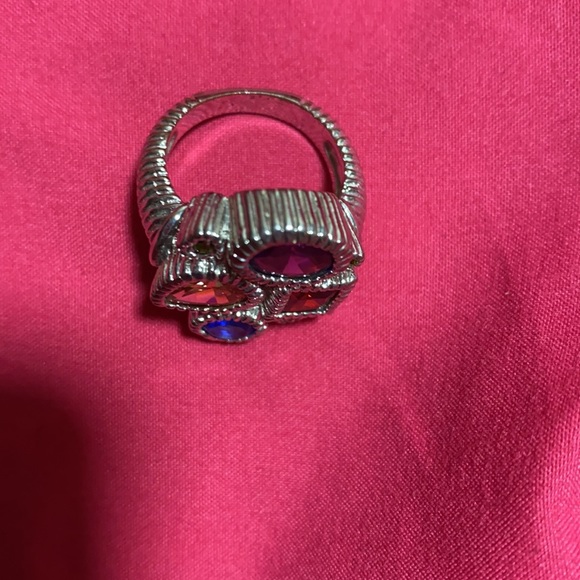 Colorful silver ring - Picture 3 of 4